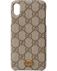 Gucci Funda Ophidia para iPhone XS Max - Neutro