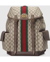Gucci Ophidia GG medium backpack - Natur