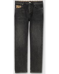Gucci - Washed Cotton Denim Trousers - Lyst