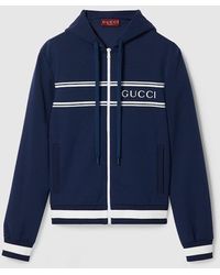 Gucci - Technical Jersey Hooded Sweatshirt - Lyst