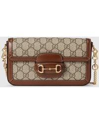 Gucci - Borsa A Spalla Horsebit 1955 Misura Piccola - Lyst