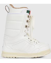 Gucci - Boot With Web, Uk - Lyst