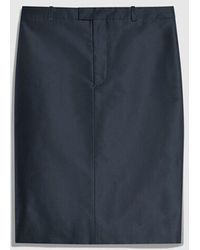 Gucci - Fine Silk Faille Skirt - Lyst
