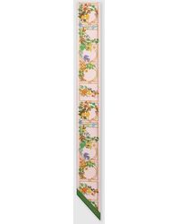 Gucci - Printed Gg Silk Twill Jacquard Ribbon, Silk - Lyst