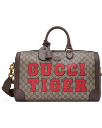 Gucci Tiger gg Small Duffle Bag - Natural