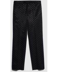 Gucci - Gg Light Faille Pants - Lyst