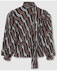 Gucci - Printed Silk Twill Shirt - Lyst