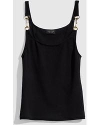 Gucci - Viscose Crêpe Jersey Top With Horsebit, Ready-To-Wear - Lyst