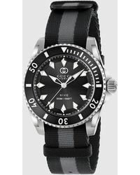 Gucci - Dive Uhr, 40 Mm - Lyst
