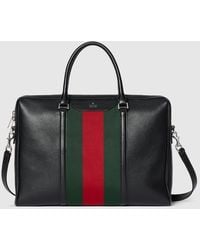 Gucci - Mega Web Trademark Medium Briefcase - Lyst