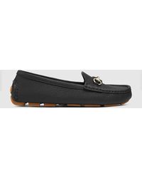 Gucci - Driver Loafer, Leather - Lyst