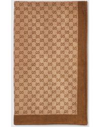 Gucci - Gg Cotton Terrycloth Beach Blanket - Lyst