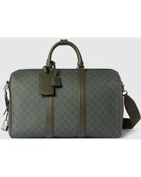 Gucci - Ggパターン ミディアム ダッフルバッグ, グリーン, ファブリック - Lyst
