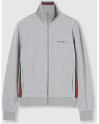 Gucci - Veste Zippée En Piqué De Coton Double, Taille - Lyst