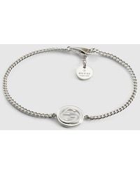 Gucci - Interlocking Charm Bracelet - Lyst