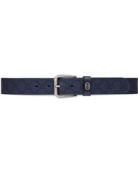 Gucci - Belt With Interlocking G Detail - Lyst