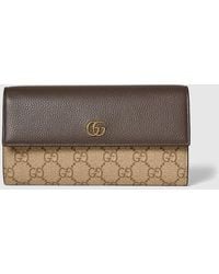 Gucci - Bi-Color Gg Marmont Continental Wallet, Leather - Lyst