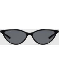 Gucci - Lunettes De Soleil À Monture Œil-De-Chat - Lyst