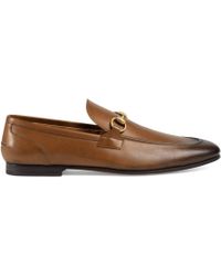 Gucci Jordaan Halbschuh aus Leder - Braun