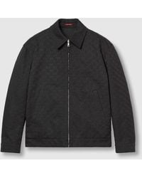 Gucci - Reversible Nylon And Gg Canvas Jacket - Lyst