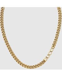 Gucci - Chain Necklace With Script - Lyst