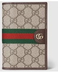 Gucci - Ophidia Passport Case, Gg Canvas - Lyst