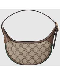 Gucci - ブラウン ミニ gg Ophidia バッグ - Lyst