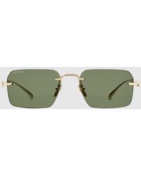 Gucci - Frameless Rectangular Sunglasses - Lyst