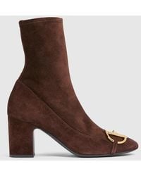 Gucci - Ankle Boot With Half Horsebit - Lyst