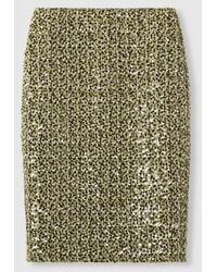 Gucci - Falda De Rizo De Algodón Y Lana, Talla - Lyst