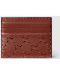 Gucci - Aria Card Case, Leather - Lyst