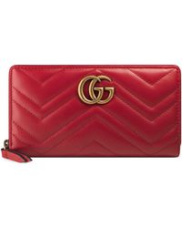 night courrier gg supreme zip around wallet