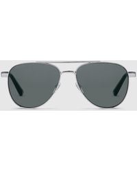 Gucci - Aviator Frame Sunglasses - Lyst