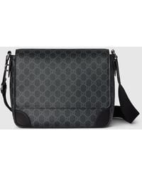 Gucci - Gg Emblem Medium Crossbody Bag, Gg Canvas - Lyst