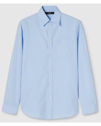 Gucci - Cotton Poplin Shirt With Embroidery, Size 15 - Lyst