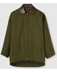 Gucci - Ggキャンバス ジャケット, グリーン, ウェア - Lyst