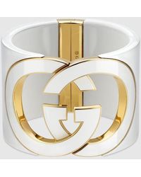 Gucci - Interlocking Armspange, Grösse - Lyst