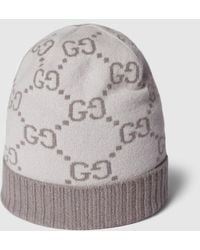Gucci - Gg Cashmere Jacquard Hat - Lyst