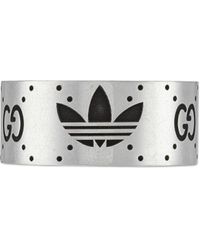 Gucci Adidas X Engraved Ring | Lyst
