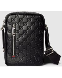 Gucci - Gg Emblem Crossbody Bag Small - Lyst
