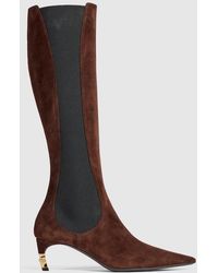 Gucci - Castello Boot, Suede - Lyst