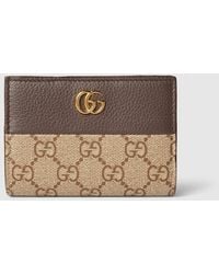 Gucci - Bi-Color Gg Marmont Small Wallet - Lyst