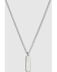 Gucci - Diagonal Interlocking G Necklace - Lyst