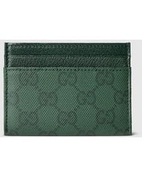 Gucci - Essence Classic Card Case, Original Gg Fabric - Lyst