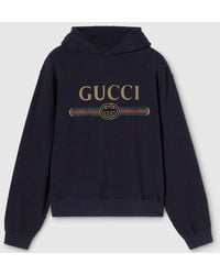 Gucci - Cashmere Blend Sweatshirt With Print - Lyst