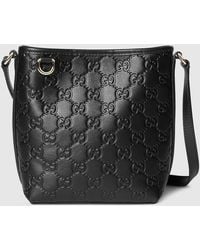 Gucci - Gg Emblem Nano Bucket Bag - Lyst