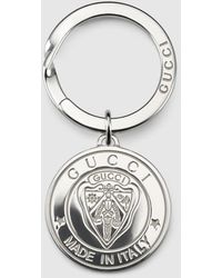 Gucci - Anello Portachiavi Con Cresta - Lyst