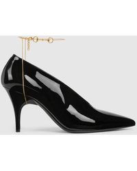 Gucci - 〔グッチ 97〕ウィメンズ ヒール ミュール, ブラック, レザー - Lyst
