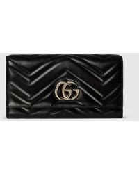 Gucci - Gg Marmont Continental Wallet - Lyst