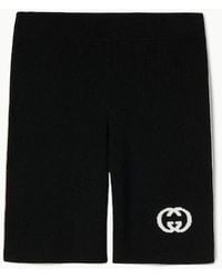 Gucci - Ribbed Shorts With Intarsia, Size Xl, Ready-To-Wear - Lyst